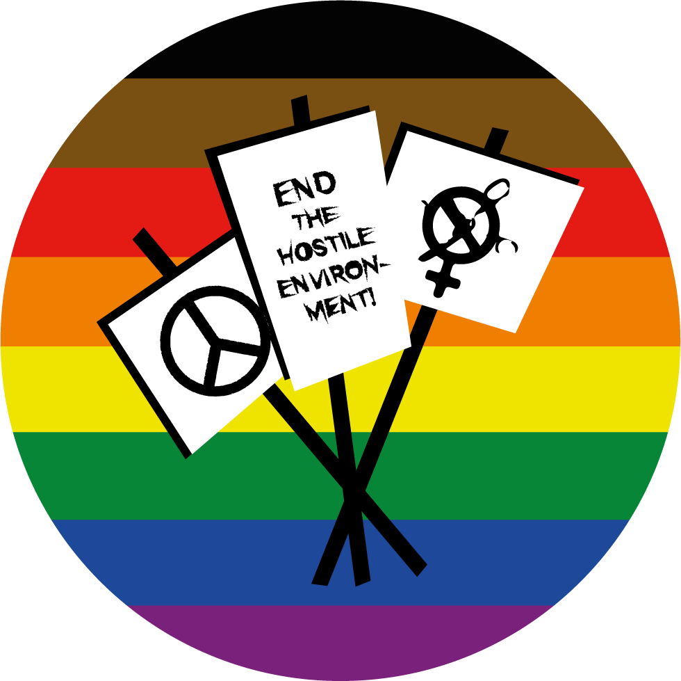 Icon of protest signs